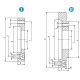 Tarcza zabierakowa obrobiona typ 8217-200-6A2 Bison kod: 358217012000 - 3